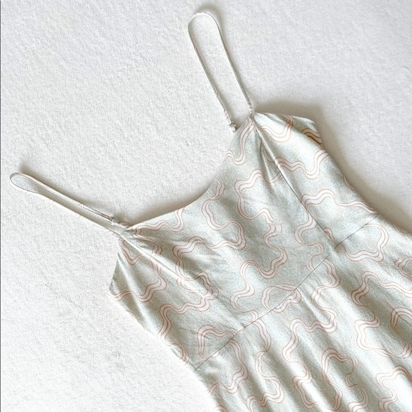 SUNDAY Best Flirt Mini Dress Sage Print - Picture 2 of 16